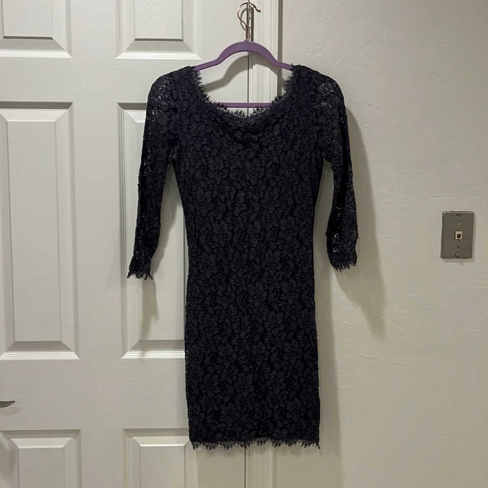 Diane von furstenberg purple dress